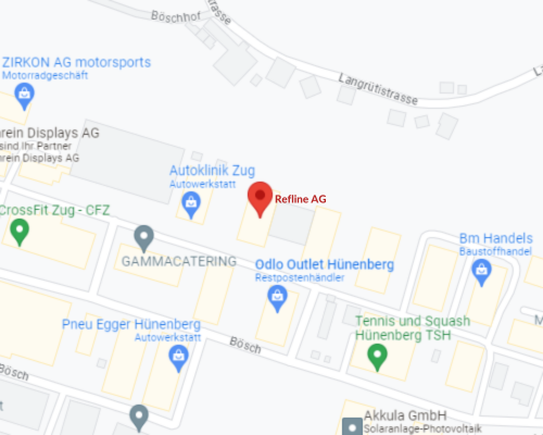Map Hünenberg